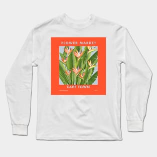 Flower Market Cape Town Long Sleeve T-Shirt